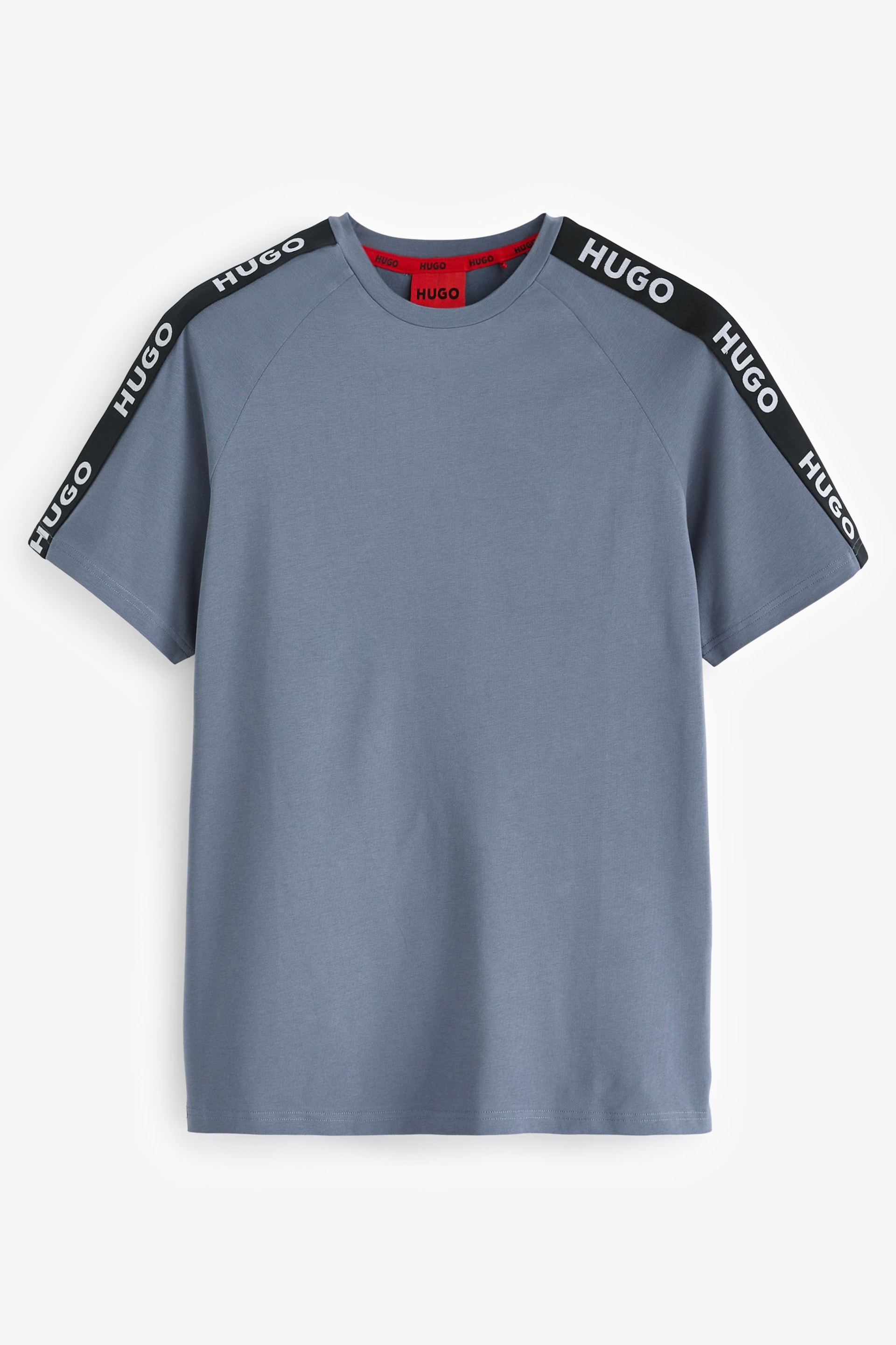 HUGO Relaxed-Fit T-Shirt in Stretch Cotton With Logo Tape - Image 5 of 5