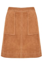 Ro&Zo Brown Suede Skirt - Image 4 of 4