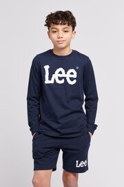 Lee Boys Wobbly Graphic Long Sleeve T-Shirt - Image 1 of 5