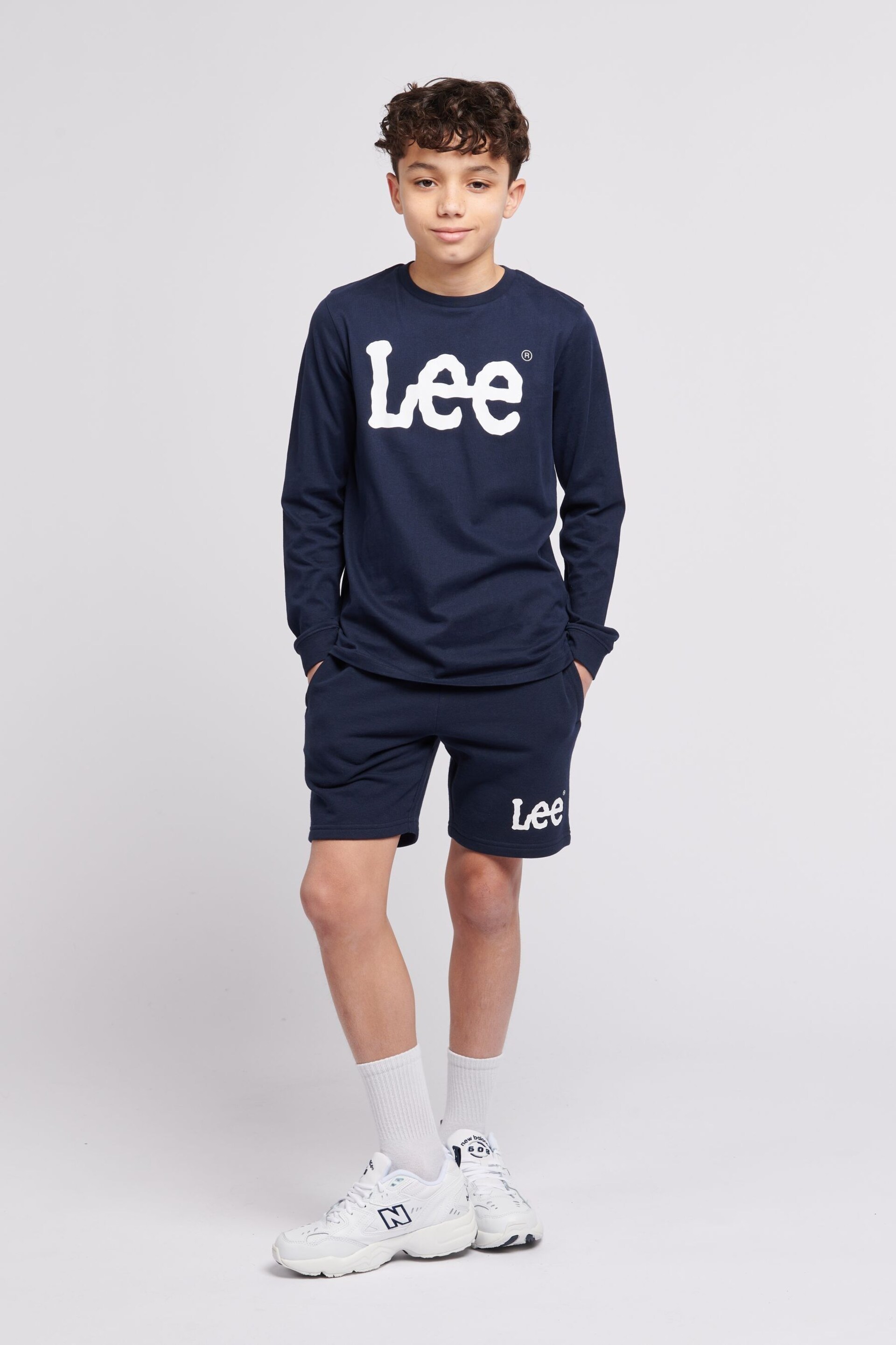 Lee Boys Wobbly Graphic Long Sleeve T-Shirt - Image 5 of 5