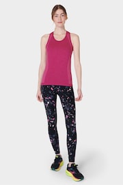 Sweaty Betty Camellia Pink Marl Athlete Seamless Workout Tank Top - Image 6 of 7