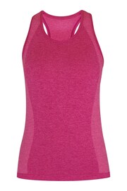 Sweaty Betty Camellia Pink Marl Athlete Seamless Workout Tank Top - Image 7 of 7