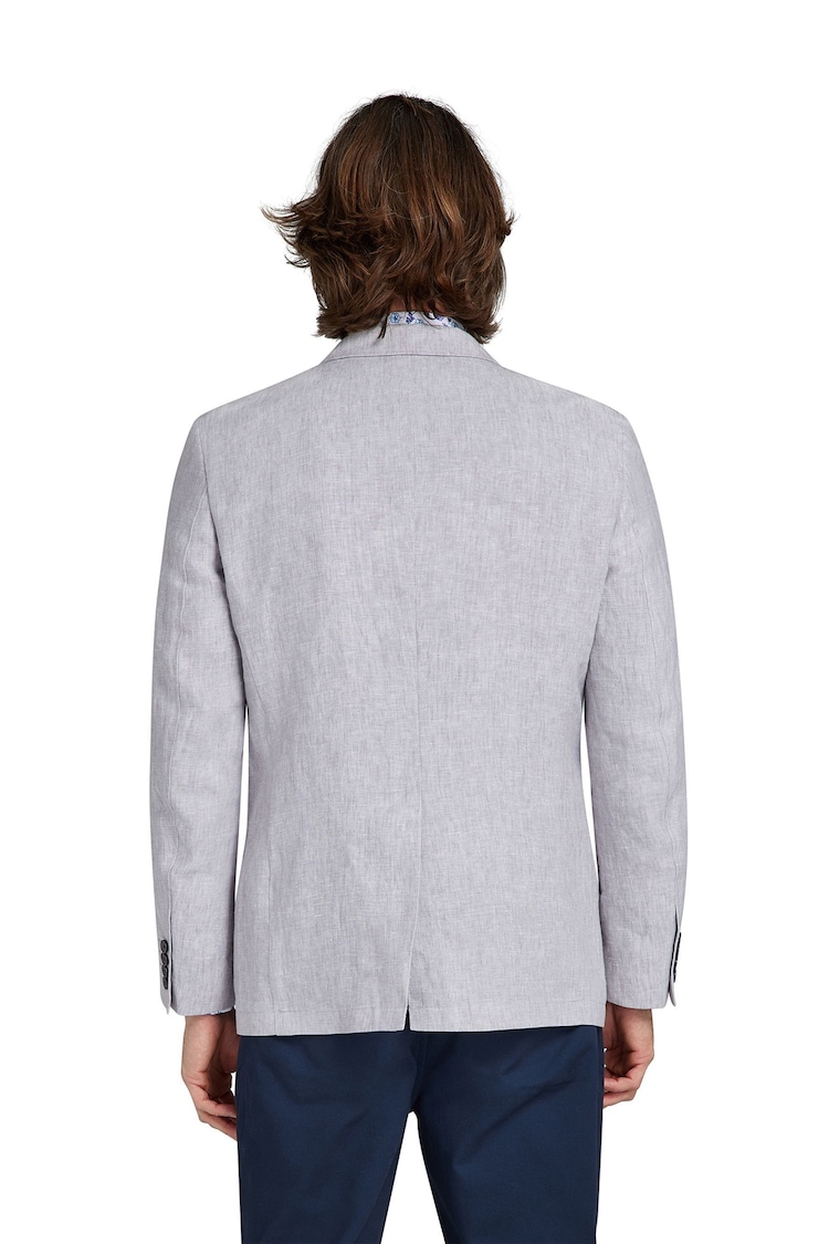 Raging Bull Grey Linen Blazer - Image 2 of 8