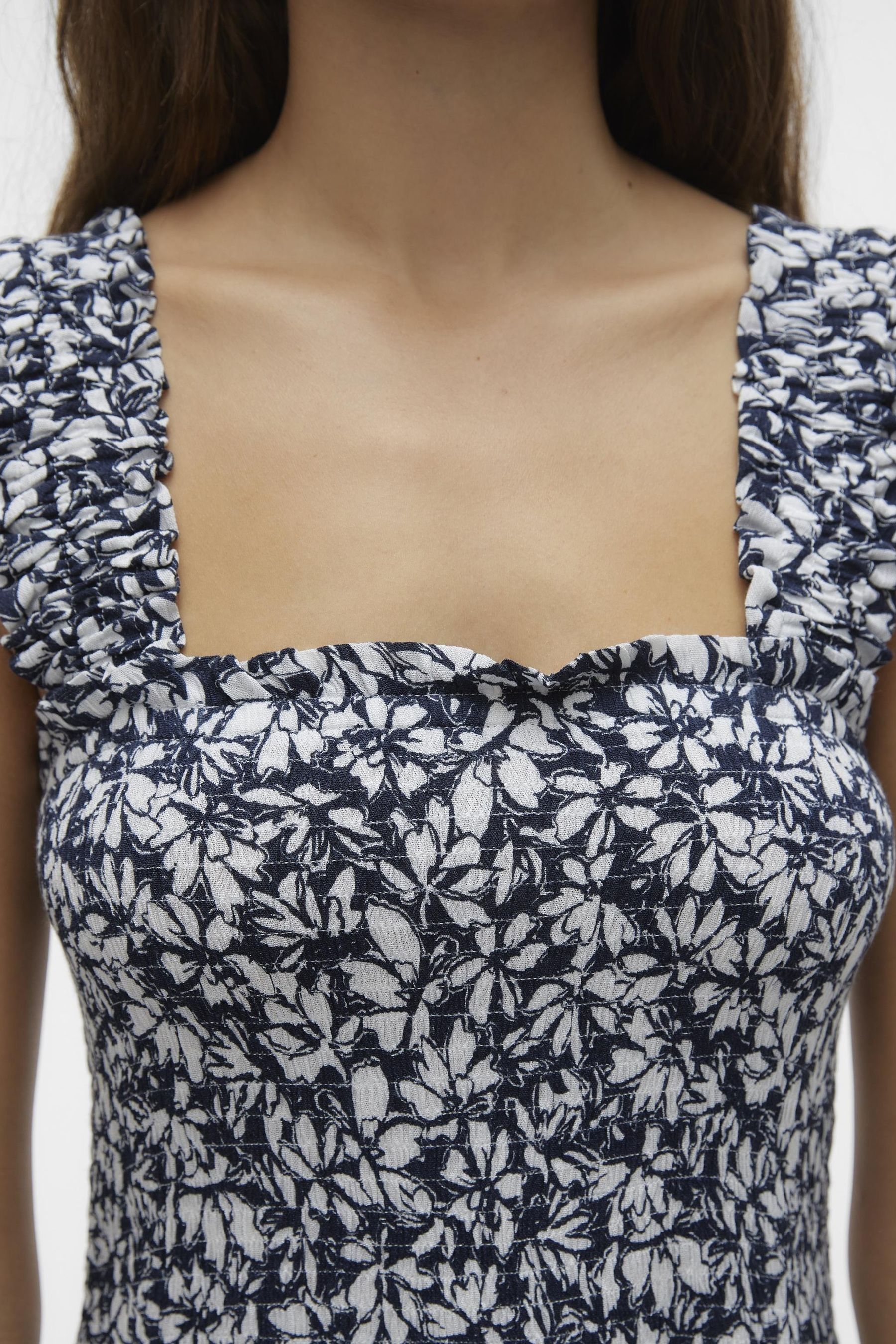 Vero moda linen smock dress outlet