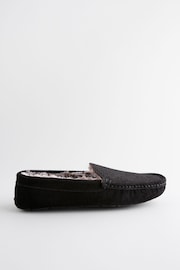 Black Fur Lined Moccasins - Image 2 of 5