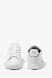 Lacoste Carnaby Pro Leather White Trainers - Image 3 of 5