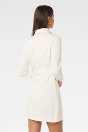 Forever New White Taylor Denim Dress - Image 6 of 6