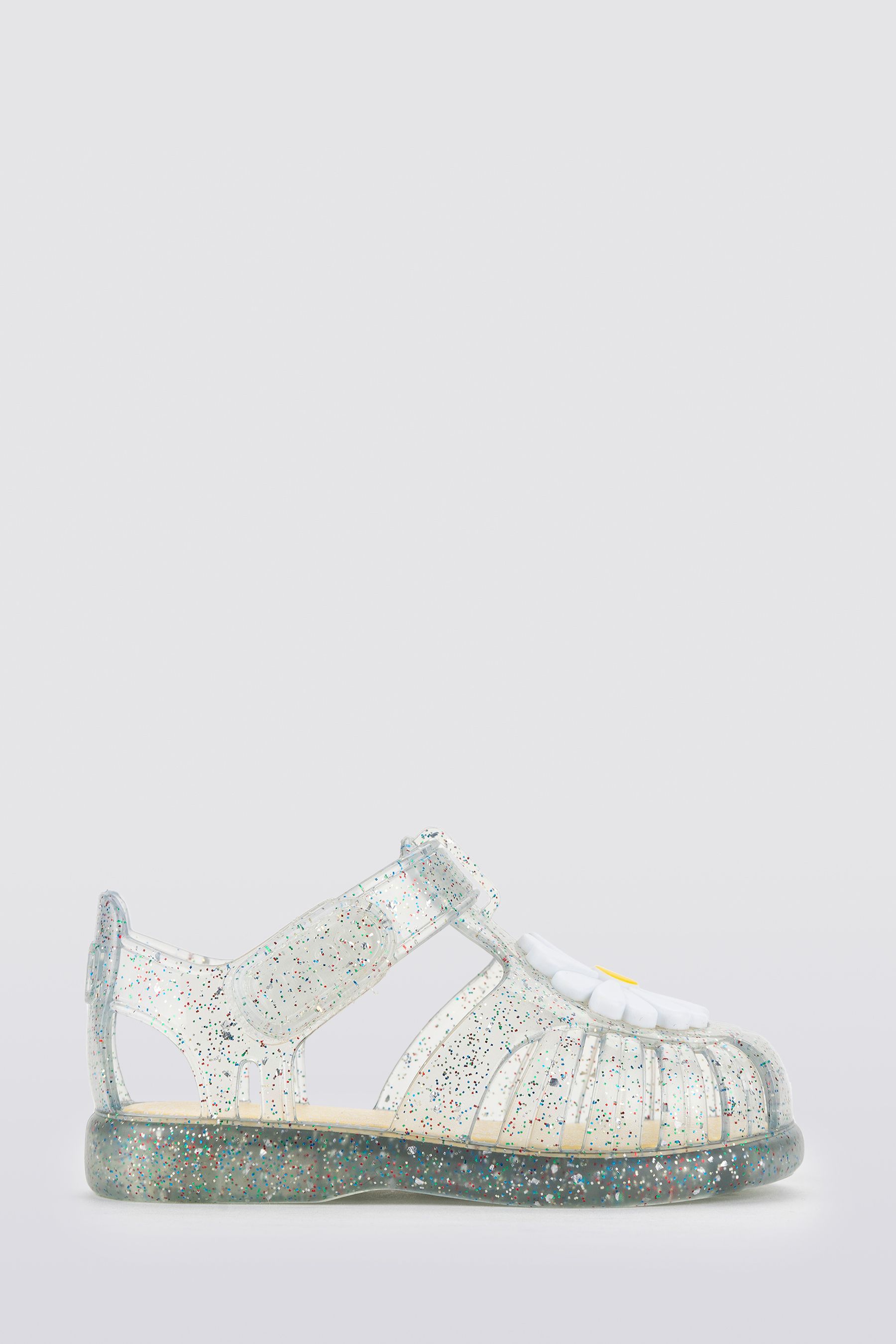 Buy Igor Natural Clear Gloss Flor Glitter Sandals from Next Canada