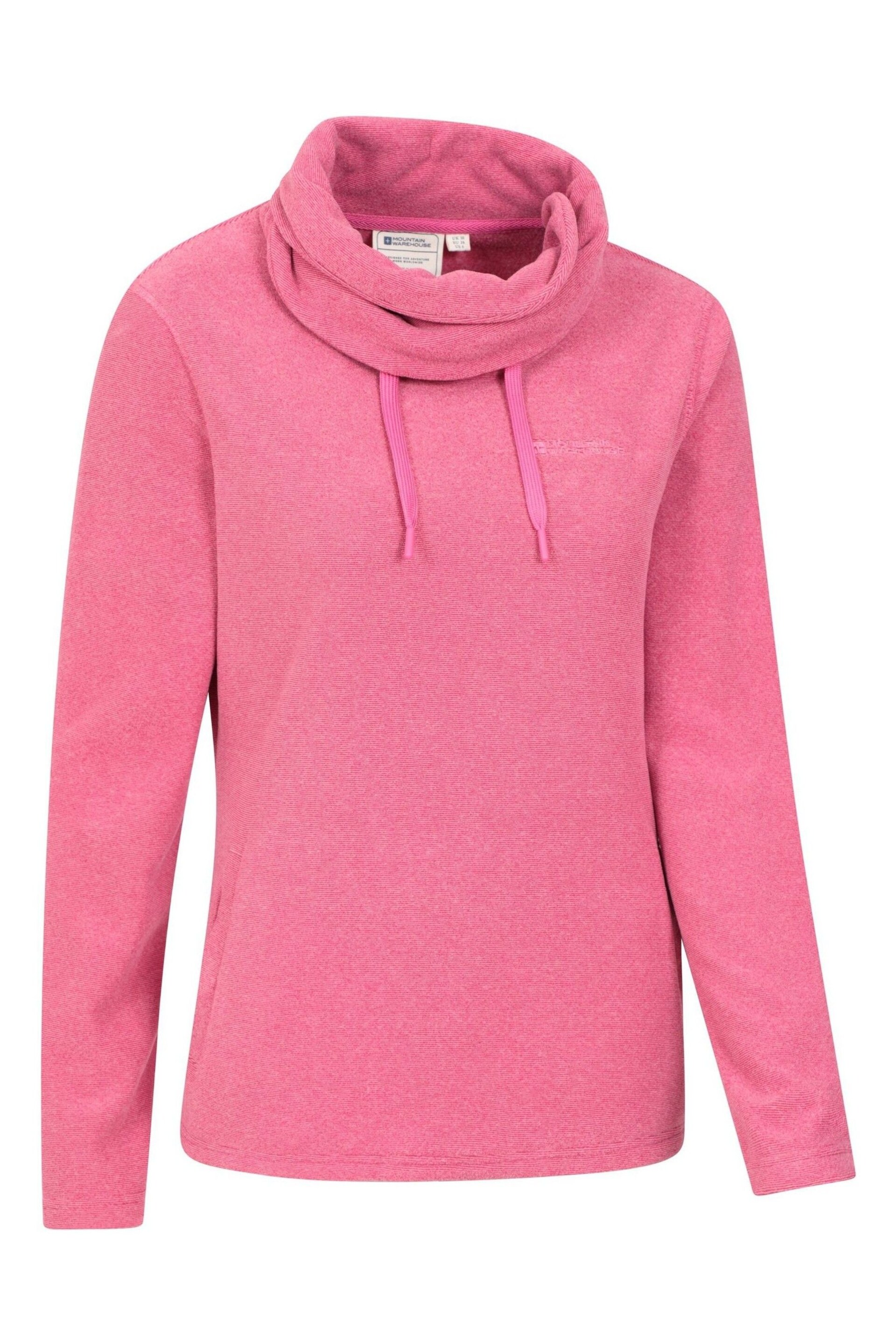 Mountain Warehouse Pink Womens Hebridean Cowl Neck Fleece - Image 4 of 5