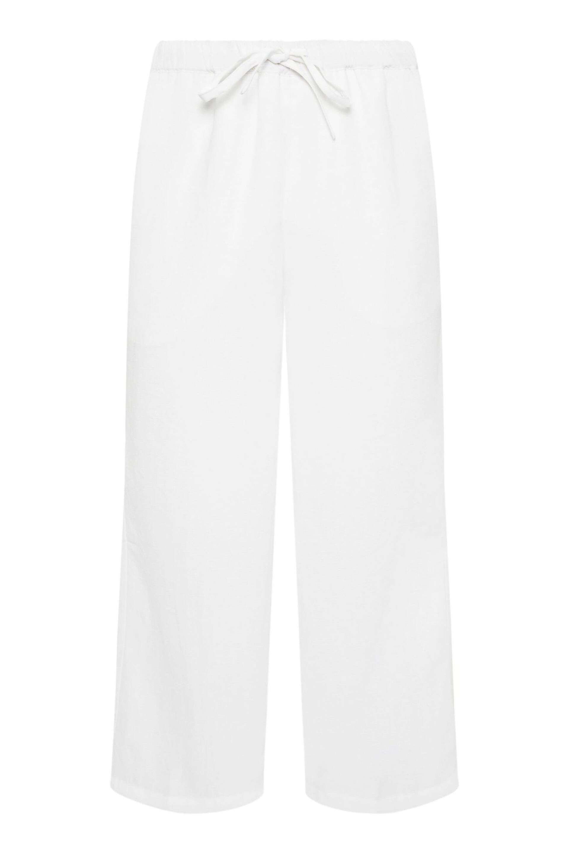 PixieGirl Petite White Wide Leg Trousers - Image 5 of 5