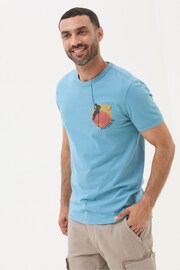 FatFace Blue Climber T-Shirt - Image 1 of 6