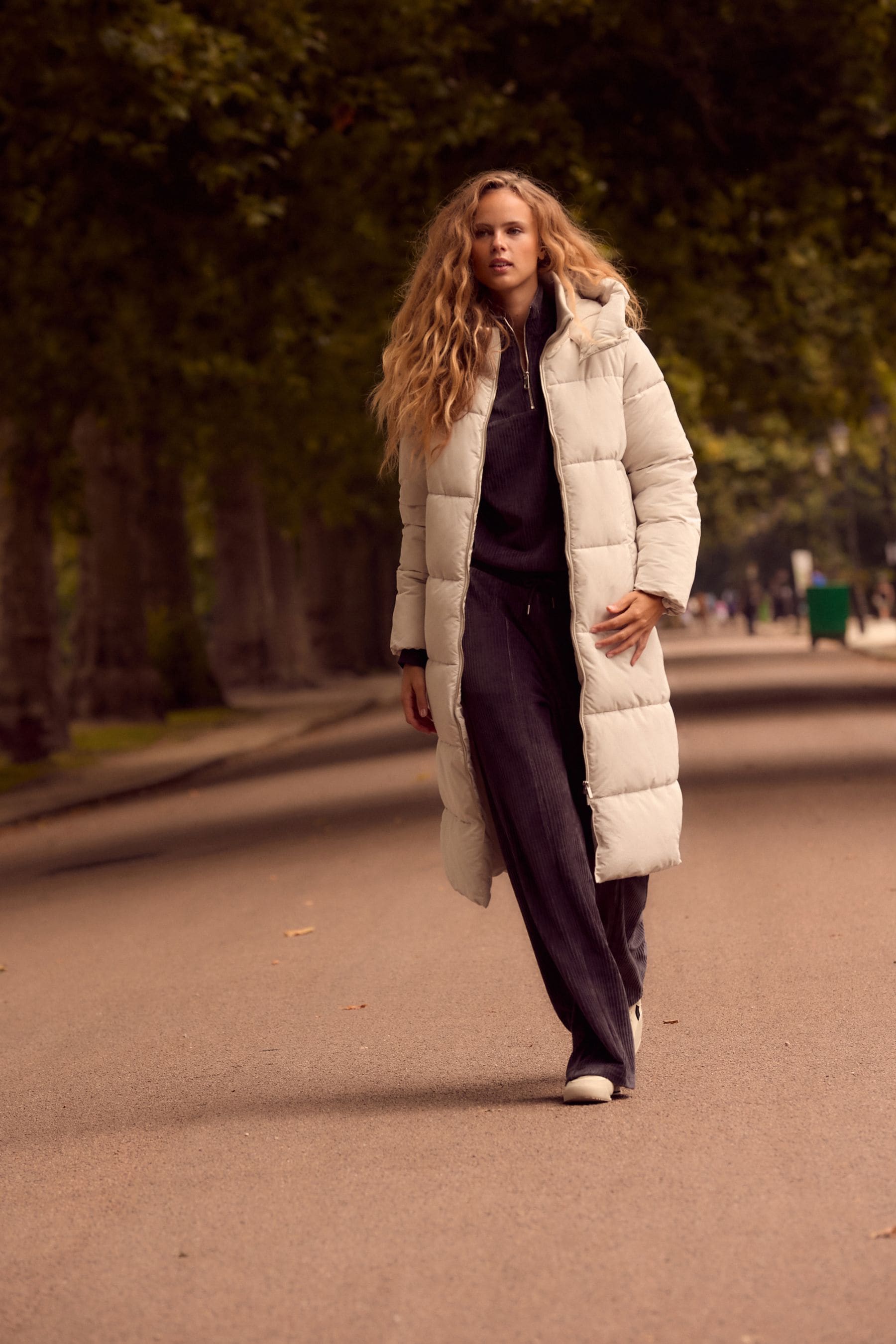 Buy White Shower Resistant Padded Hooded Coat from the Next UK online shop