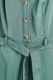 Oliver Bonas Green Short Sleeve V-Neck Jumpsuit - Image 8 of 9