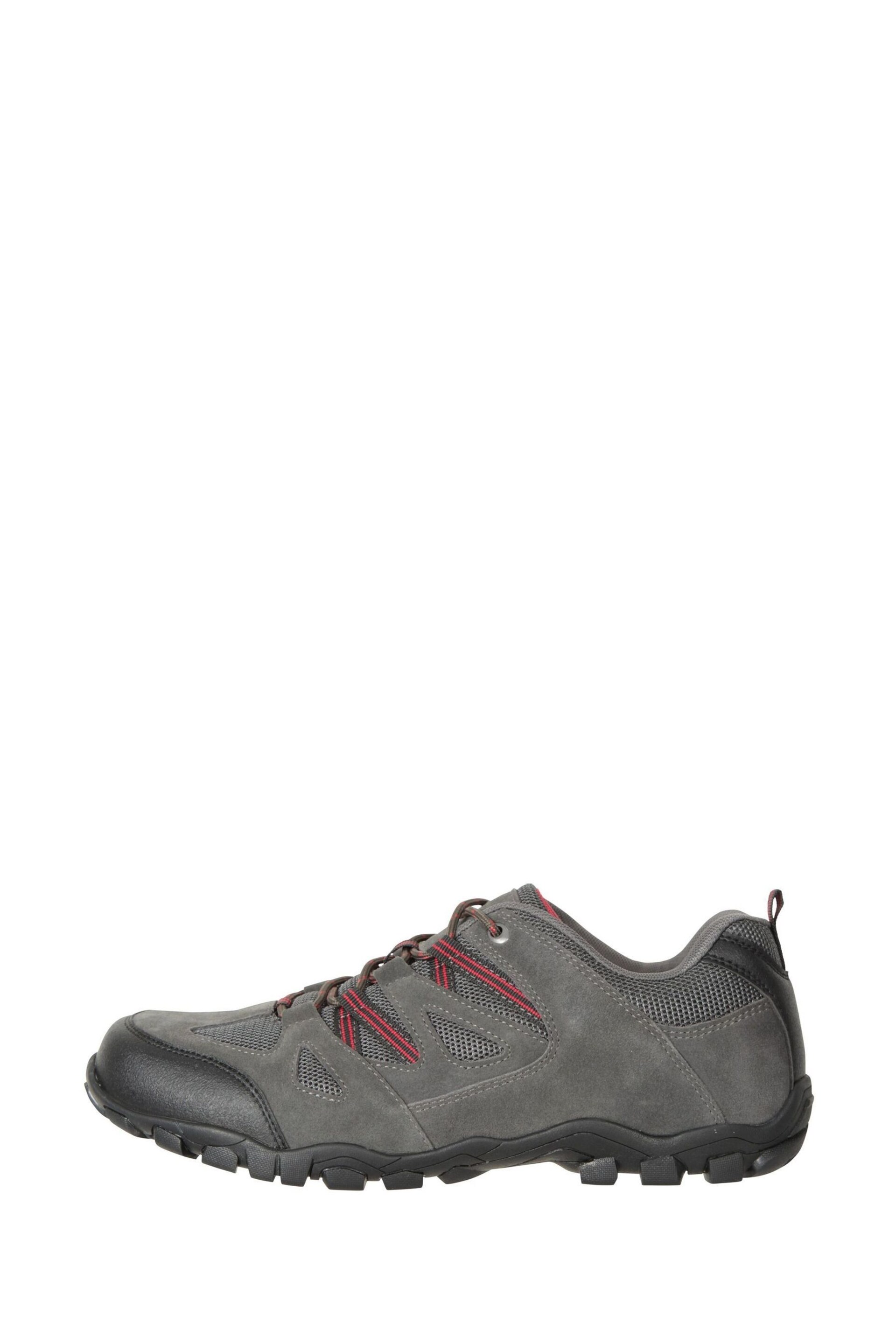 Mountain Warehouse Grey Mens Outdoor III Walking Shoes - Image 3 of 5