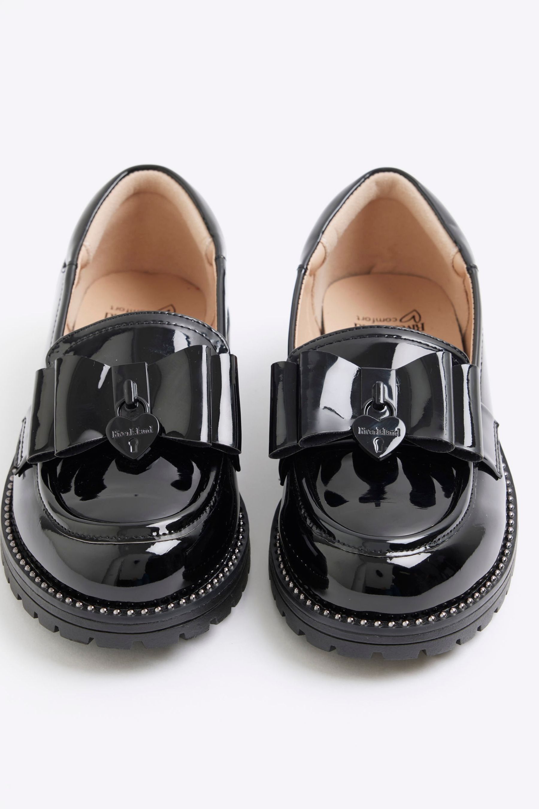 Patent bow loafers clearance