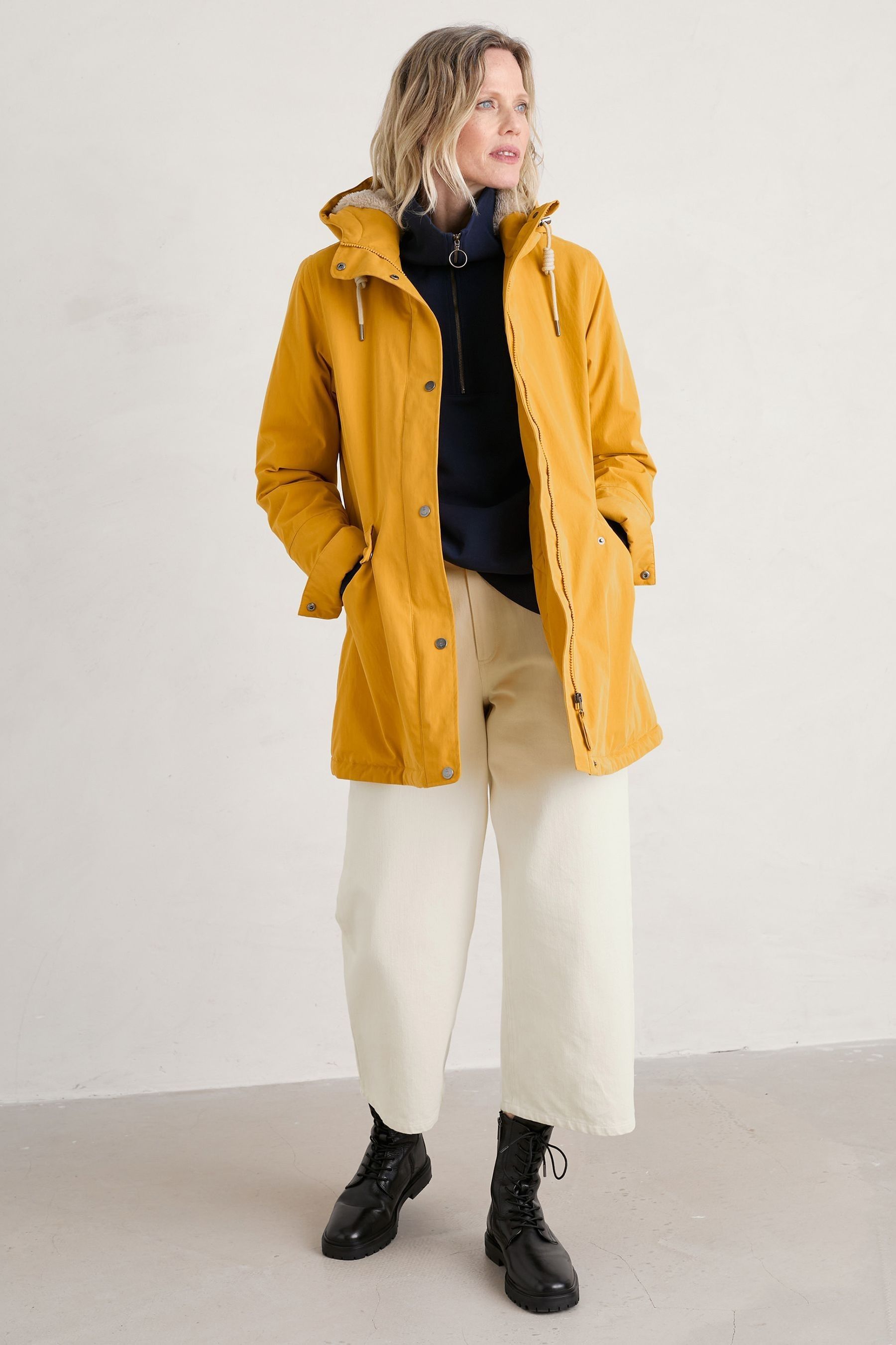 Seasalt yellow coat 2025