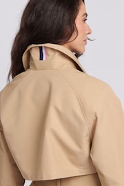 U.S. Polo Assn. Womens Double Breasted Trench Brown Jacket - Image 6 of 8