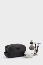 OSPREY LONDON Small The Onyx Leather Black Washbag - Image 3 of 4