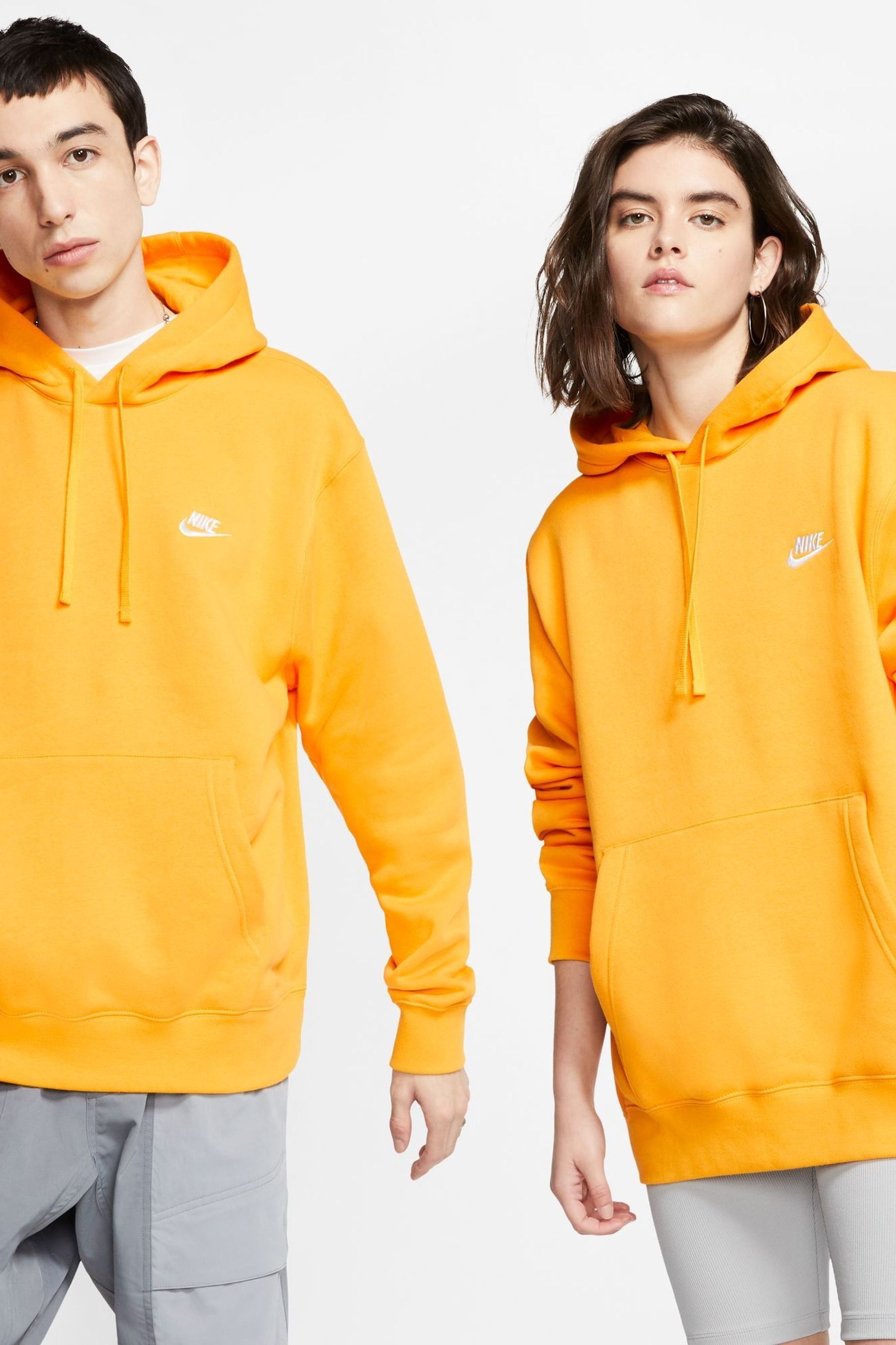 Womens orange nike hoodie best sale