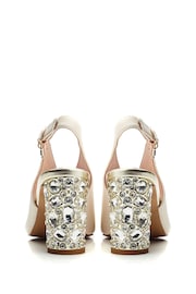 MELONIA PEEP TOE JEWLED HEEL SANDAL - Image 3 of 4