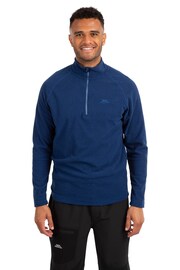 Trespass Blue Keynote Micro Fleece - Image 1 of 5