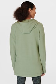 Sweaty Betty Savannah Green Escape Luxe Fleece Hoodie - Image 2 of 8