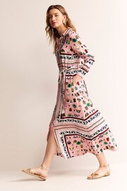 Boden Pink Claudia Maxi Shirt Dress - Image 3 of 5