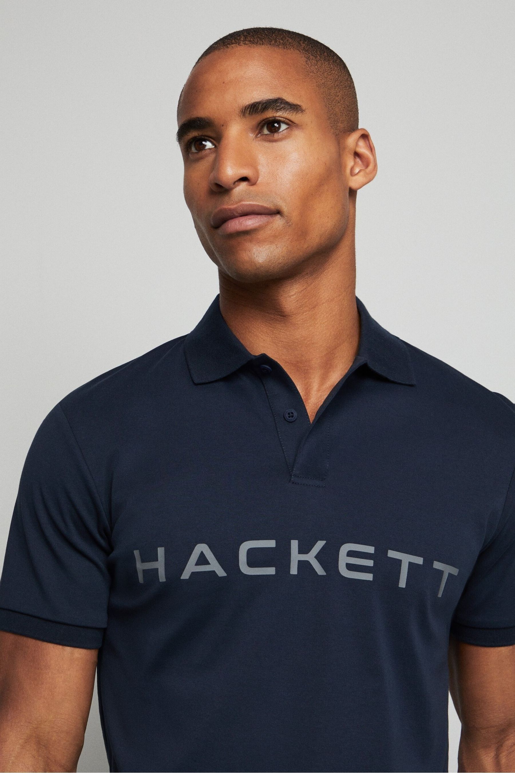 Buy Hackett Men Blue London Short Sleeve 100 Cotton Polo Shirt from Next USA