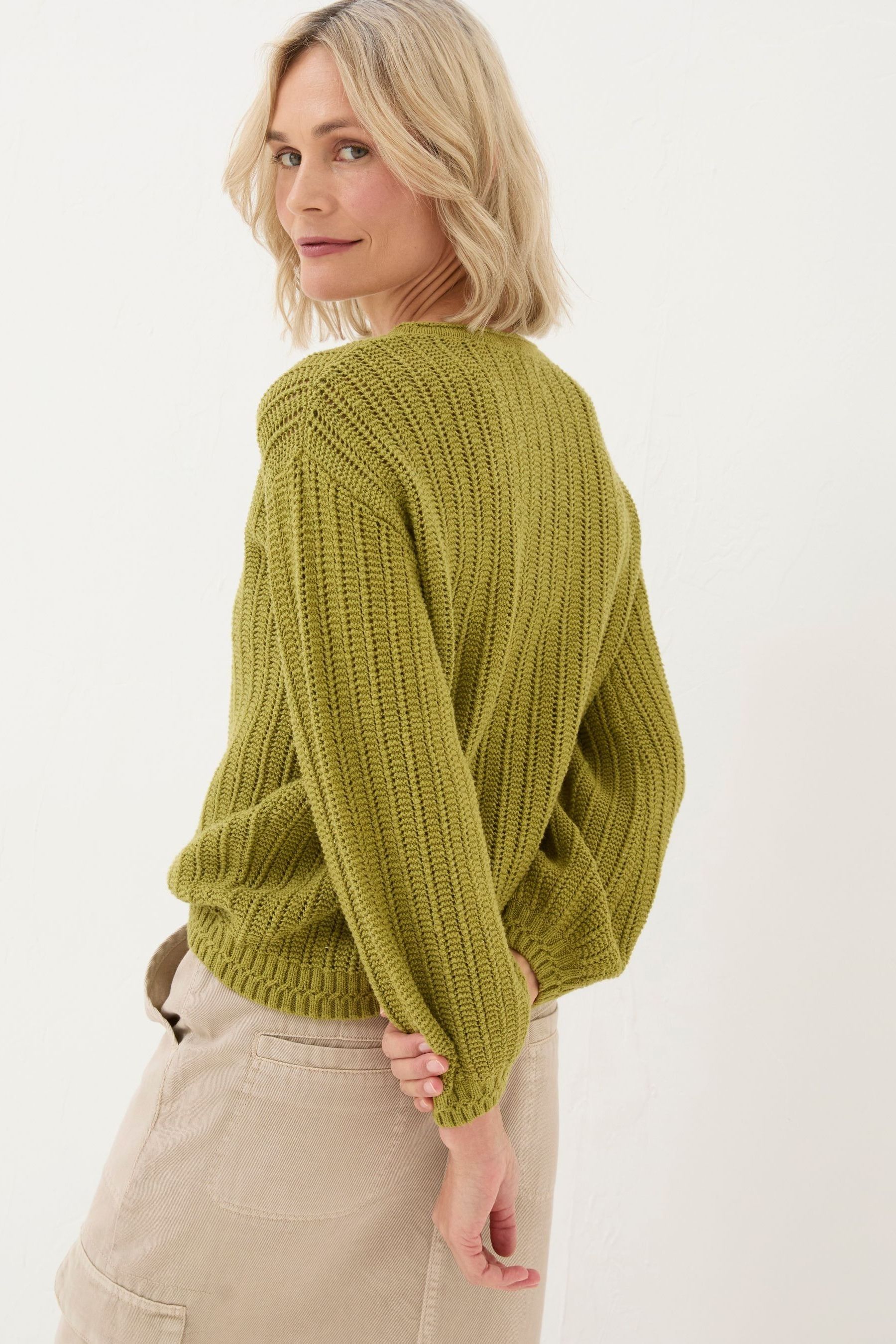 Buy FatFace Anna Green Jumper from Next Luxembourg