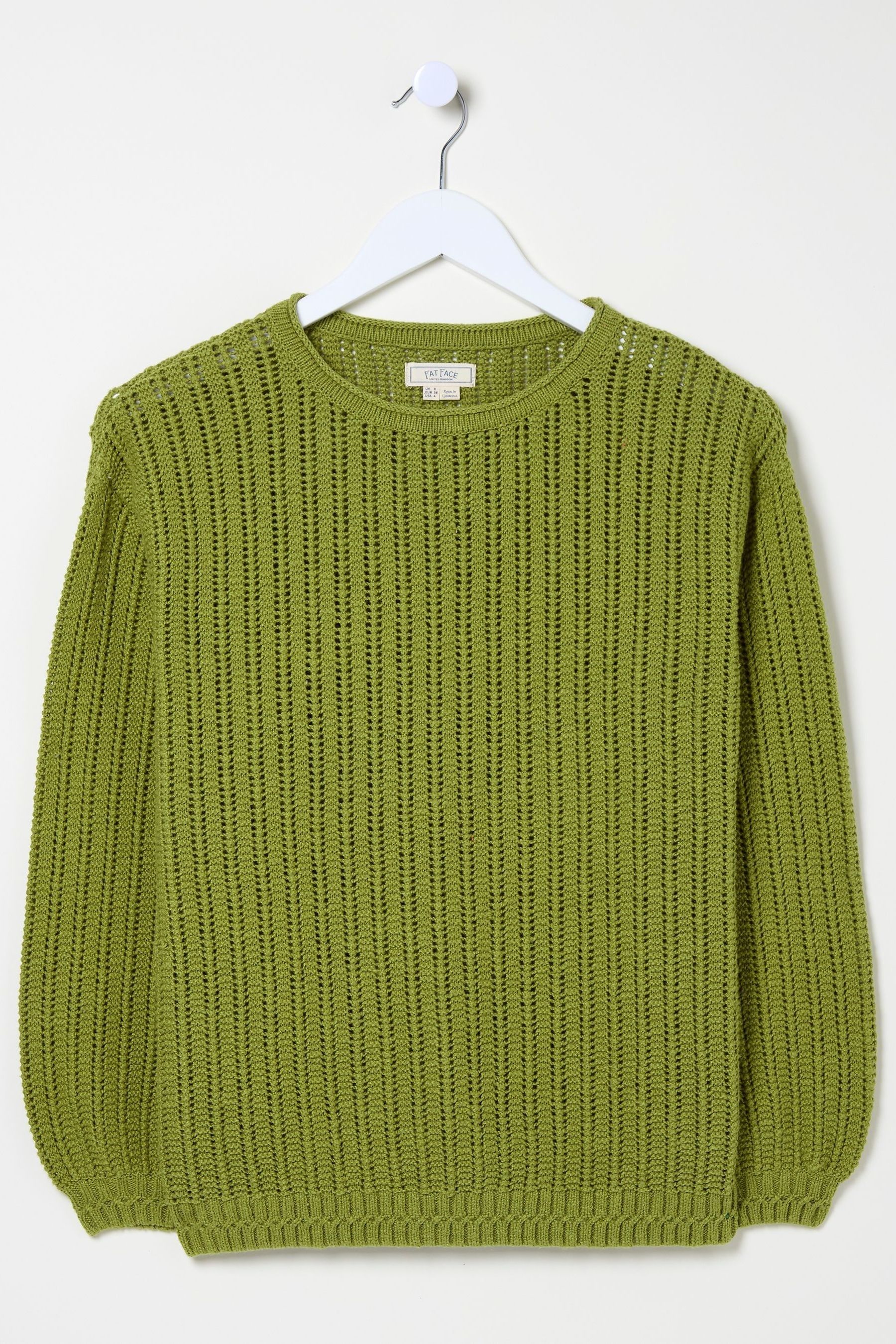 Fat face green jumper deals