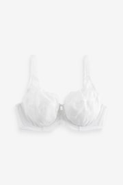 Black/White/Nude DD+ Non Pad Full Cup DD+ Lace Trim Non Pad Underwired Full Cup Bras 3 Pack - Image 9 of 11