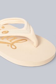 Animal Cream Womens Slim Swish Flip Flops - Image 4 of 5