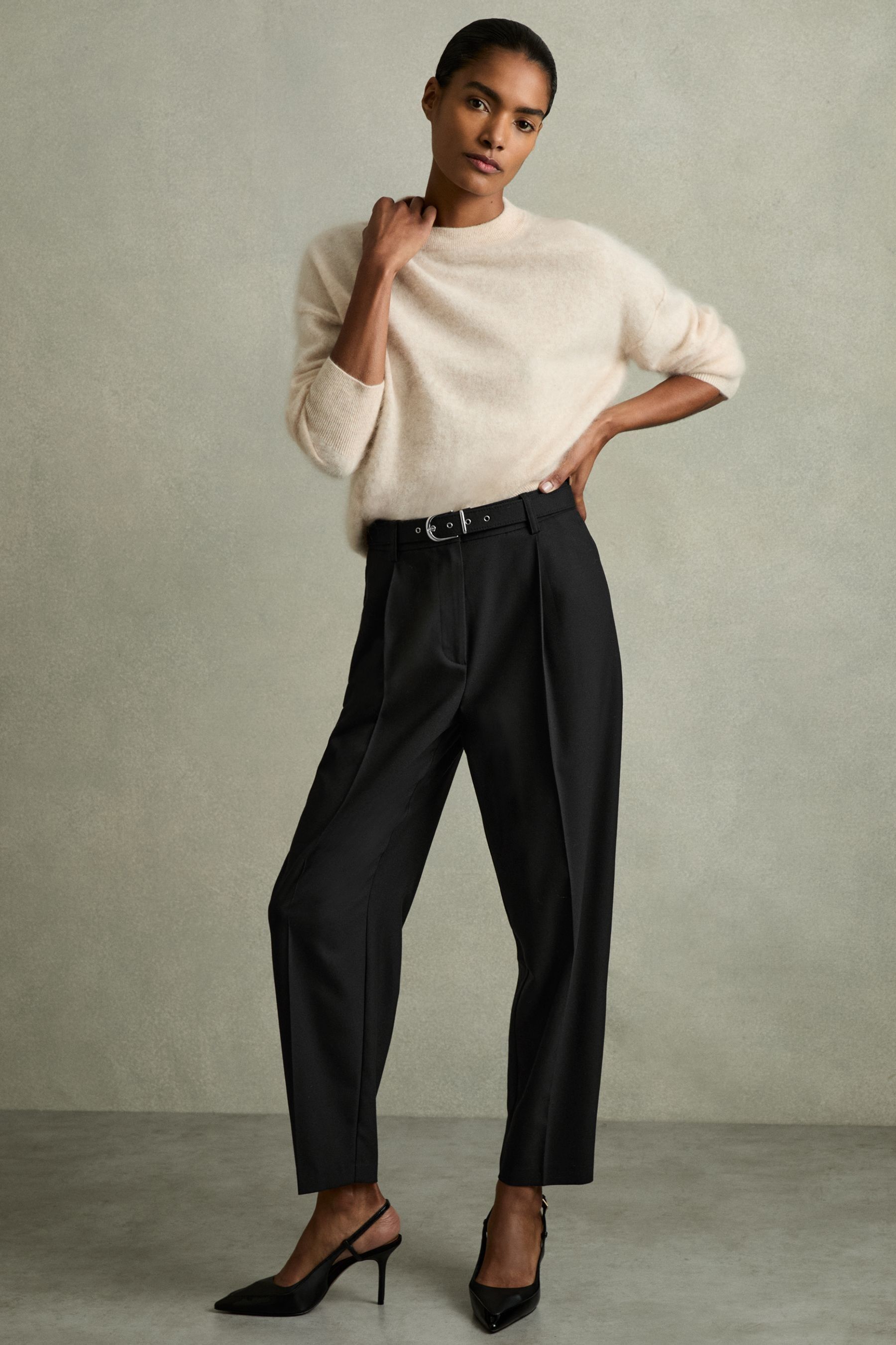 Next petite tapered trousers top