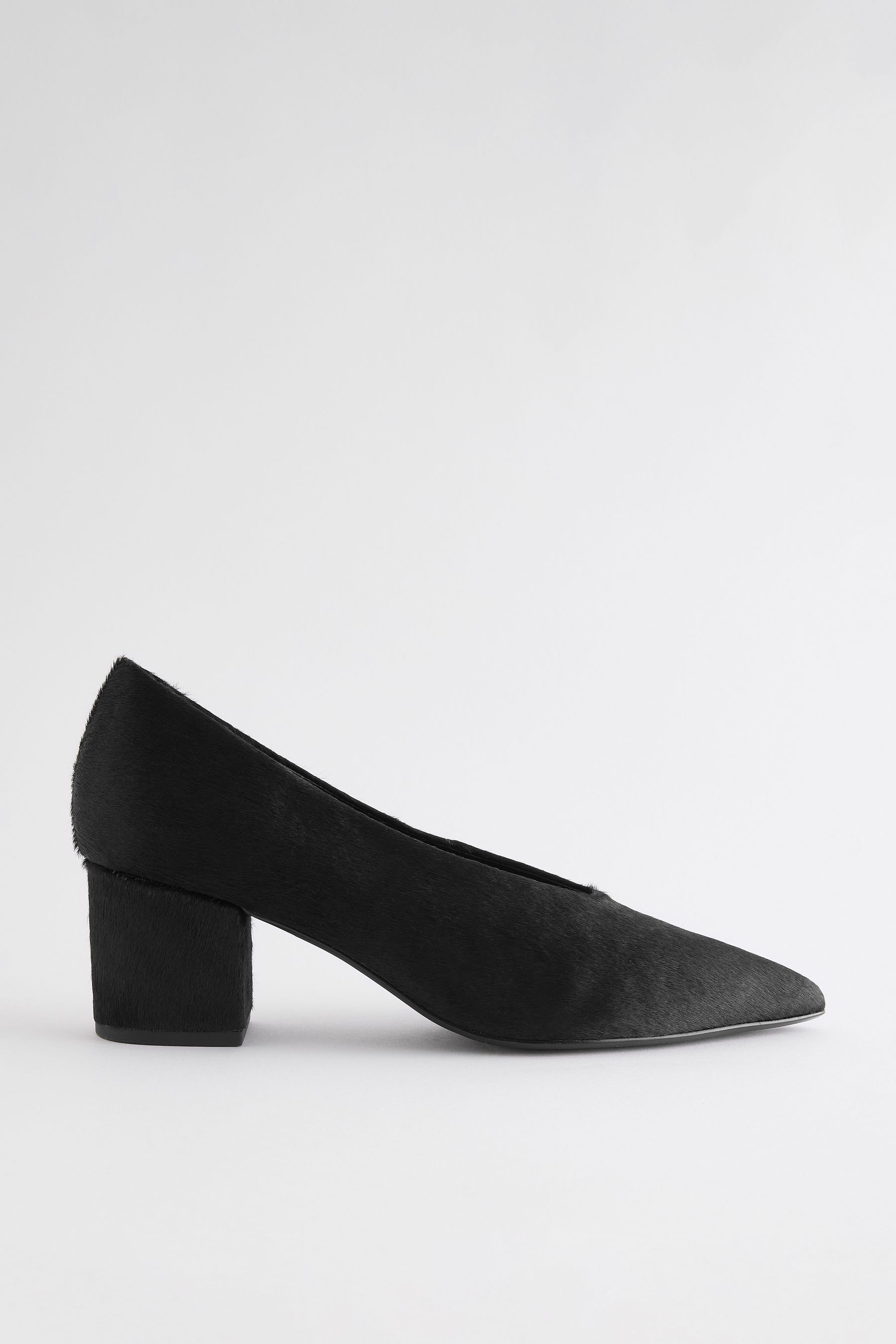 Pointed toe low block heel hot sale