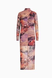 AllSaints Purple Tia Colca Dress - Image 5 of 5