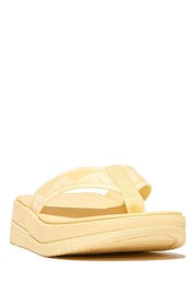 FitFlop Yellow Surff Webbing Toe-Post Sandals - Image 2 of 4
