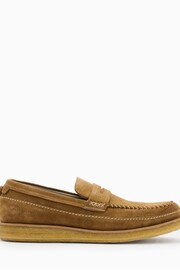 AllSaints Natural Jago Loafers - Image 1 of 5