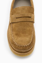 AllSaints Natural Jago Loafers - Image 3 of 5