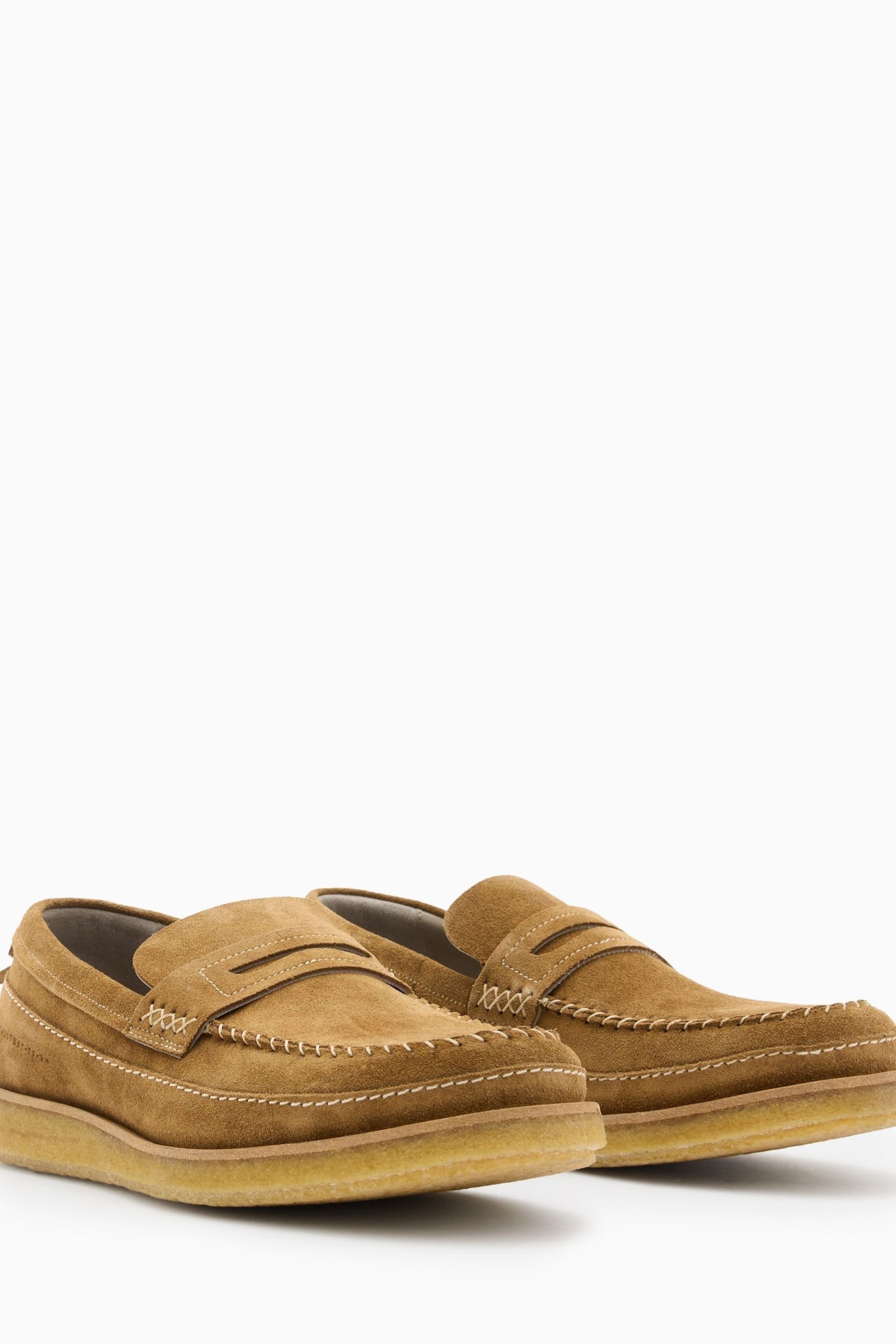 AllSaints Natural Jago Loafers - Image 4 of 5