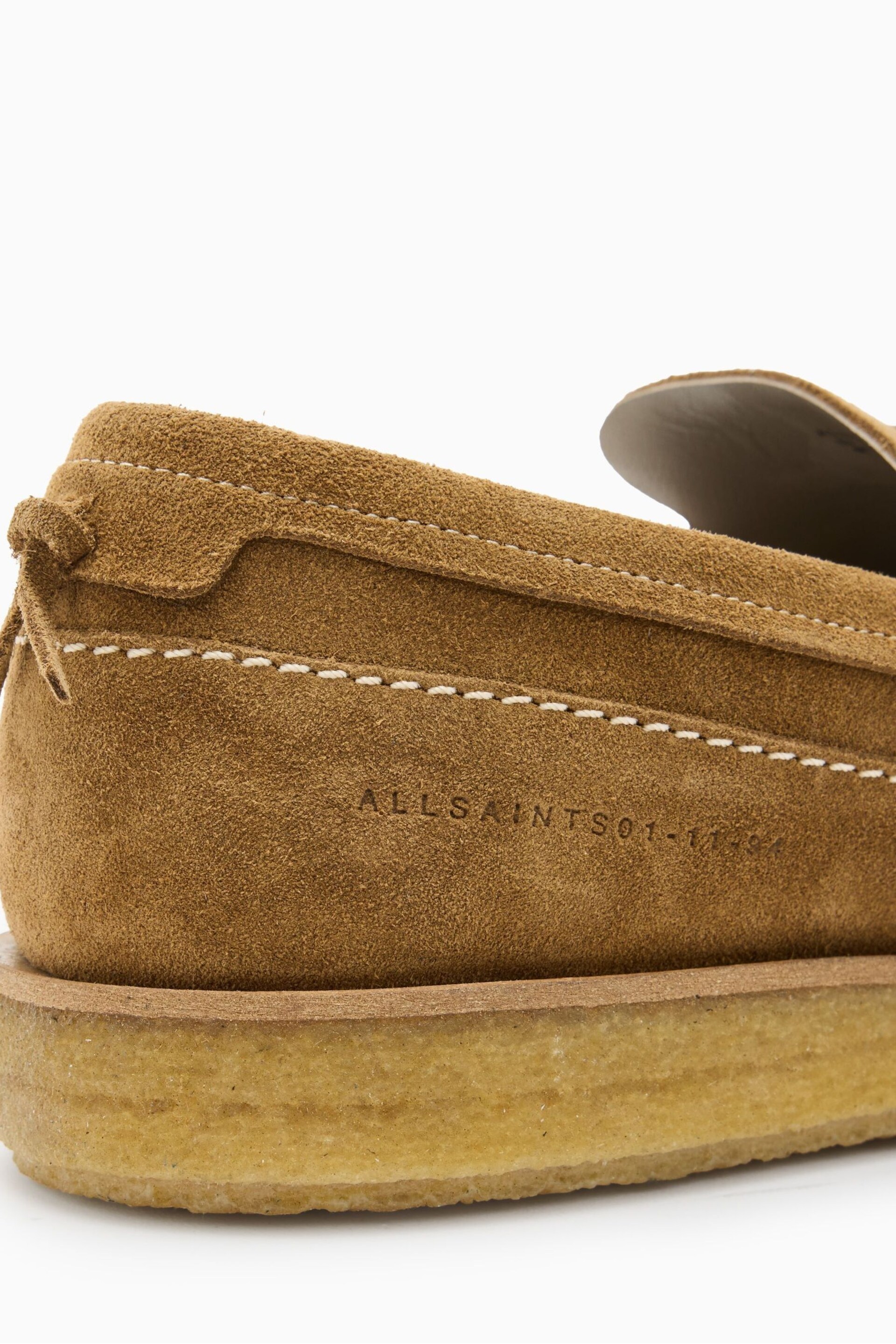 AllSaints Natural Jago Loafers - Image 5 of 5