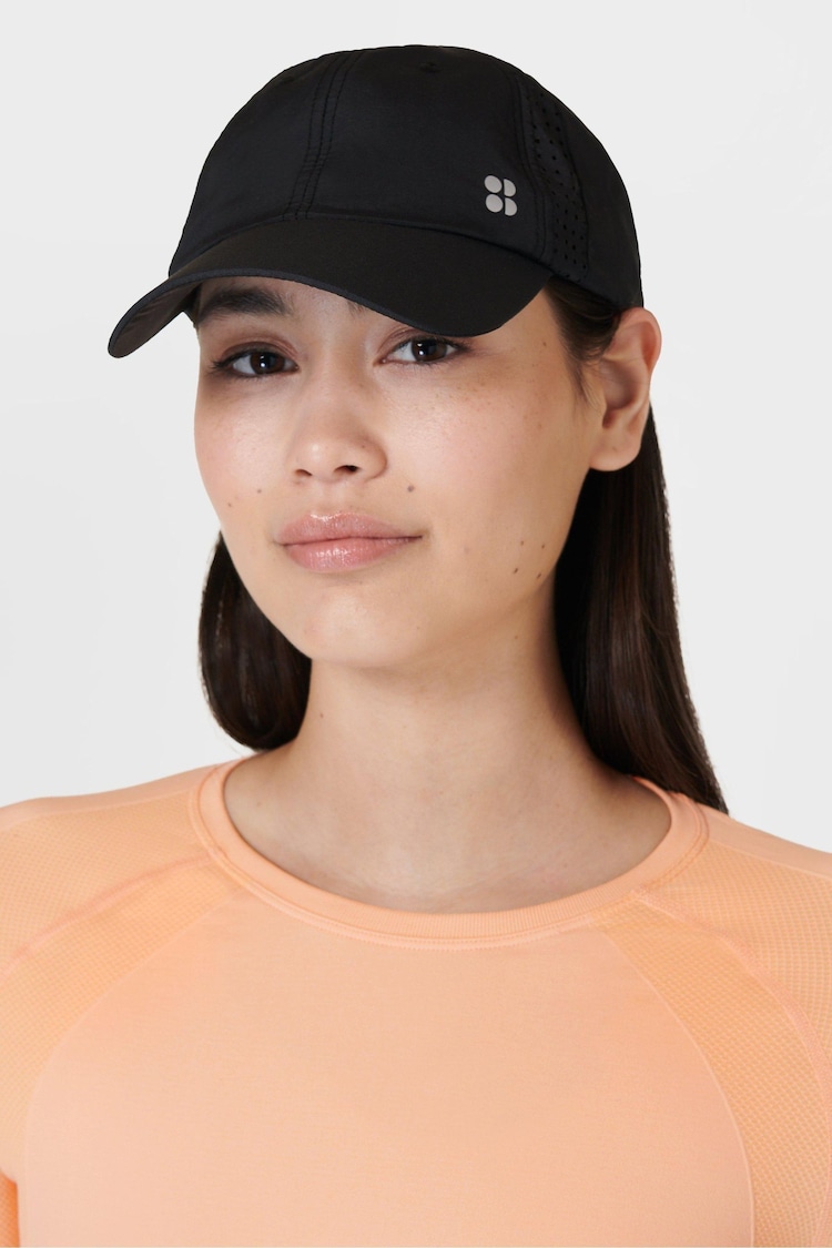 Sweaty Betty Black Swiftie Pace Cap - Image 1 of 4