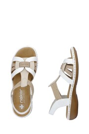 Rieker Womens Elastic Stretch Sandals - Image 7 of 9