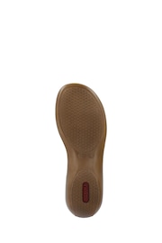 Rieker Womens Elastic Stretch Sandals - Image 9 of 9
