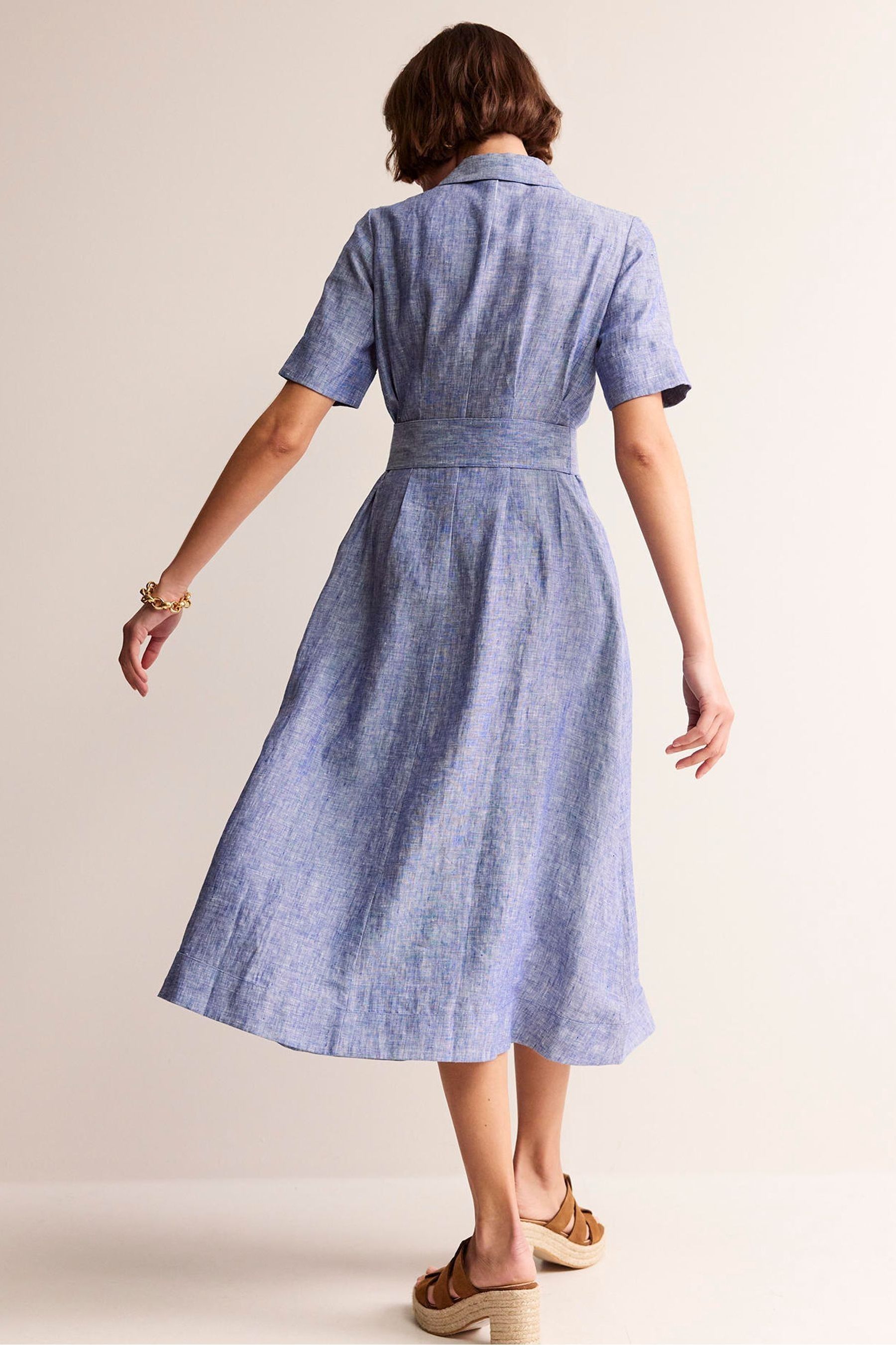 Boden linen shirt dress 2025