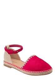 Dunlop Pink Flat Espadrille Sandals - Image 1 of 4