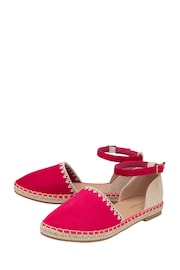 Dunlop Pink Flat Espadrille Sandals - Image 2 of 4