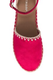 Dunlop Pink Flat Espadrille Sandals - Image 4 of 4