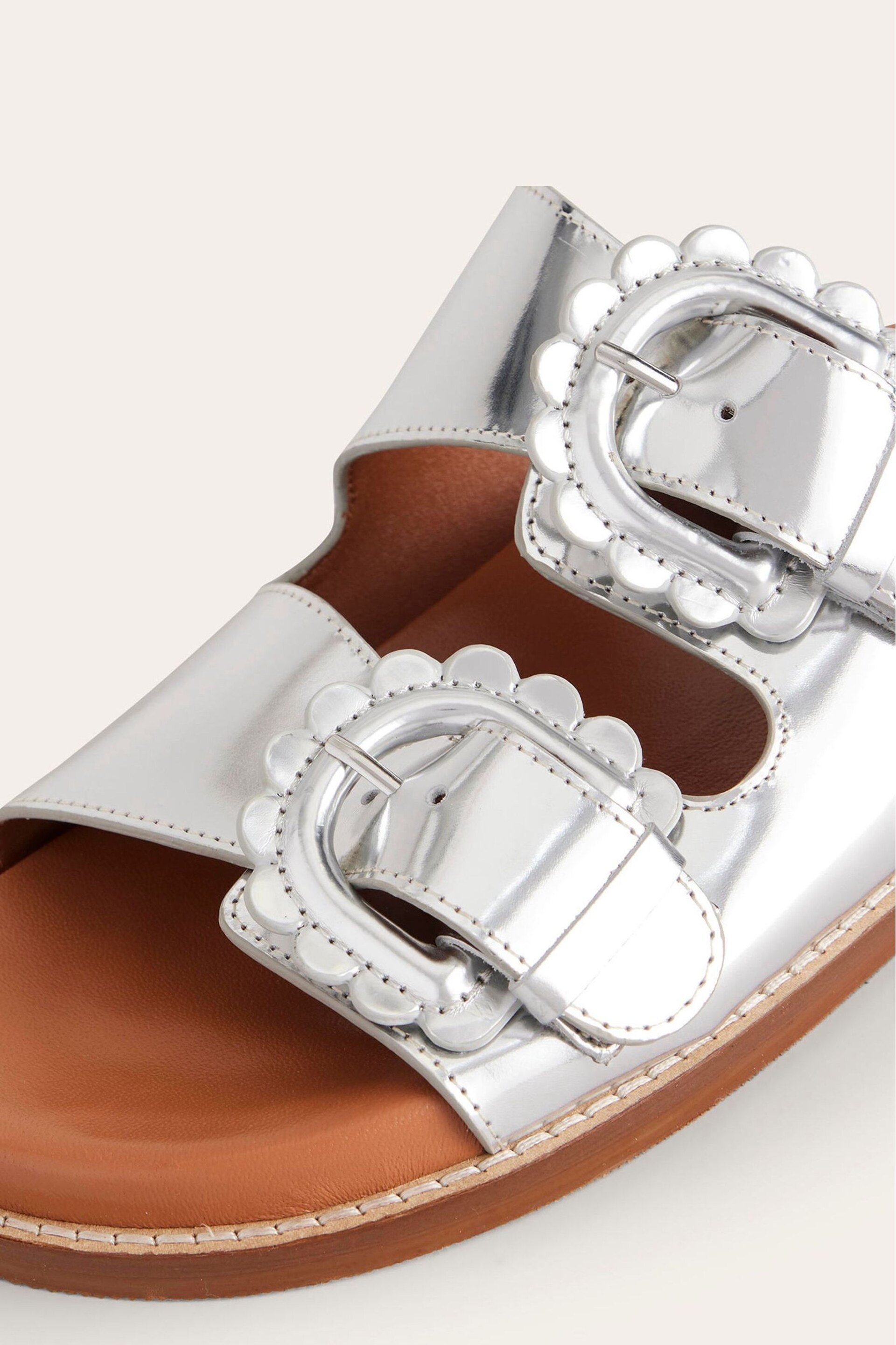 Boden Silver Double Buckle Sliders - Image 4 of 4
