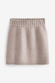 Neutral Co-ord Soft Touch Knitted Mini Skirt - Image 5 of 7