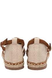 Dunlop Brown Flat Espadrille Sandals - Image 3 of 4